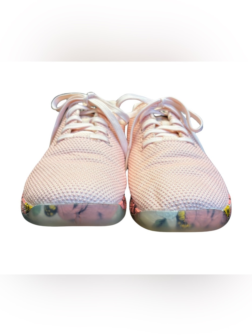 NOBULL Women’s Outworks in Rose Butterfly (Pink Floral) Training Shoes - Picture 5 of 10